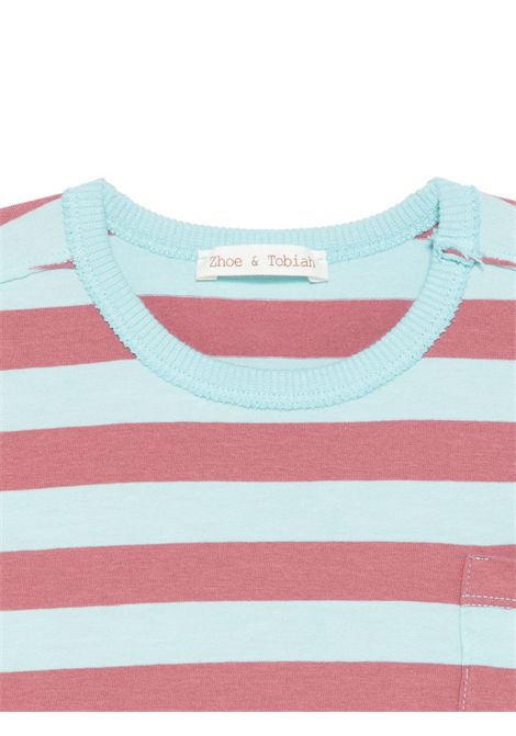 T-shirt a righe ZHOE & TOBIAH KIDS | JCS6MSKY/MAUVE